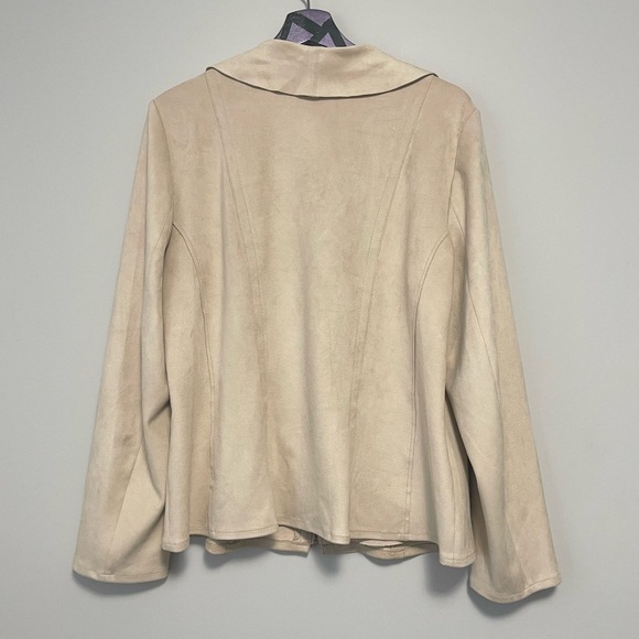 Conrad C Collections Cram Microfibre Suede Unlined Blazer Size 16 - Picture 2 of 8